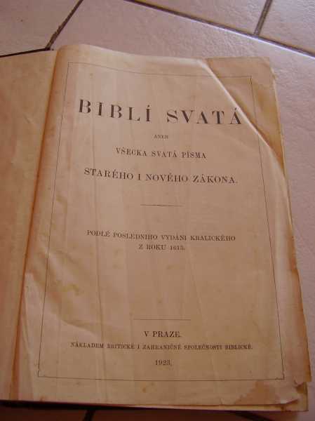 Bible z roku 1923