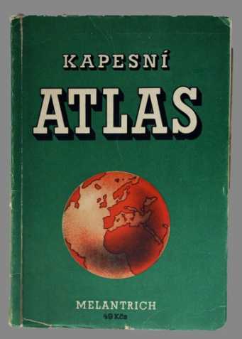 Kapesní atlas Melantrich 1948